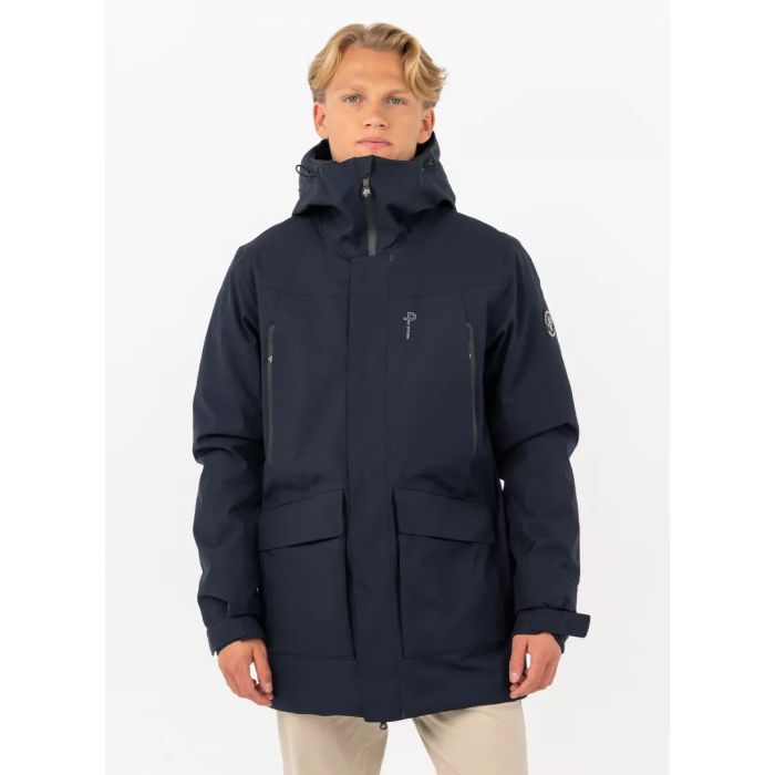 Pelle P Challenge Padded Herren Parka – Dark Navy Blue