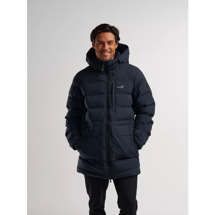 Pelle P Commodus Padded Herre Parka – Dark Navy Blue