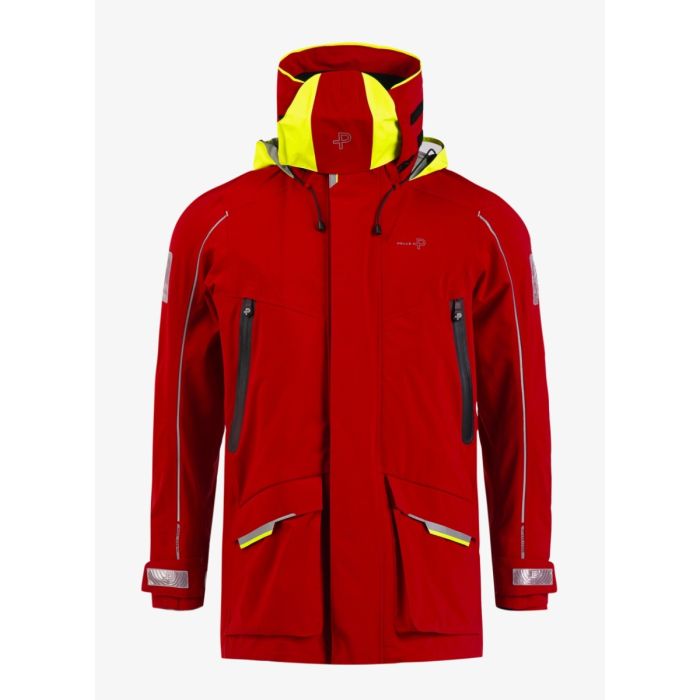 Pelle Petterson Defender Offshore Herren-Segeljacke – Race Red 