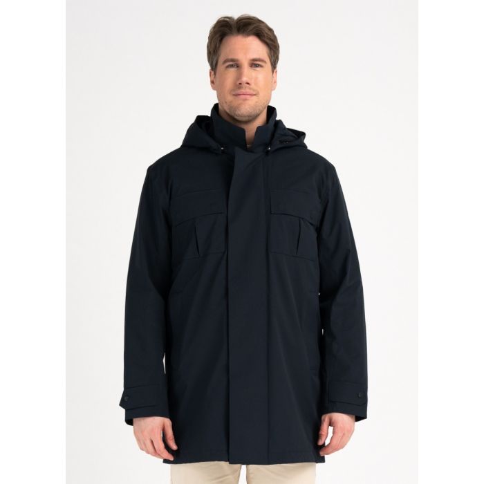 Pelle P Gelu Insulated Herren Coat – Dark Navy Blue