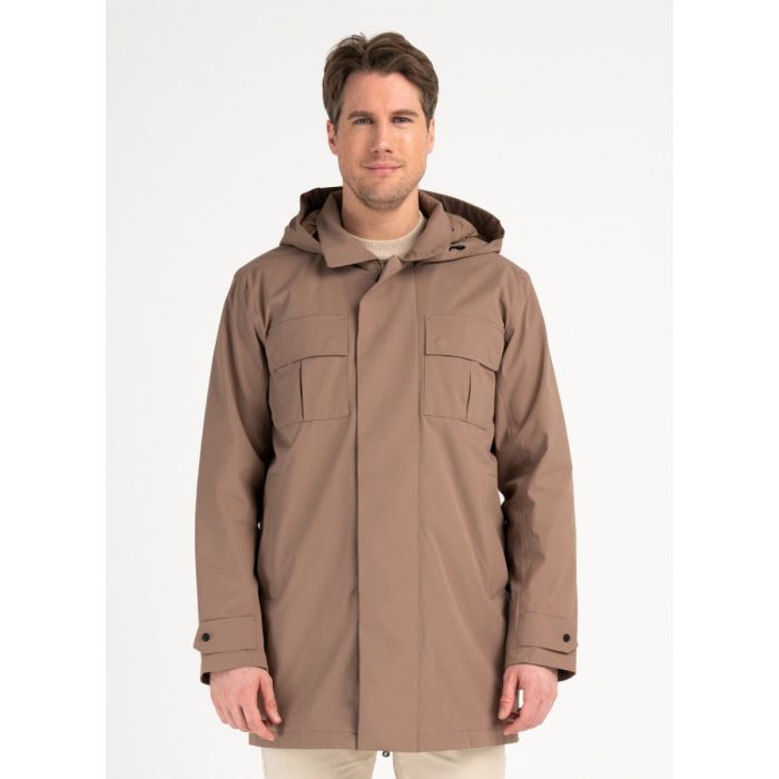 Pelle P Gelu Insulated Herren Coat – Toffee