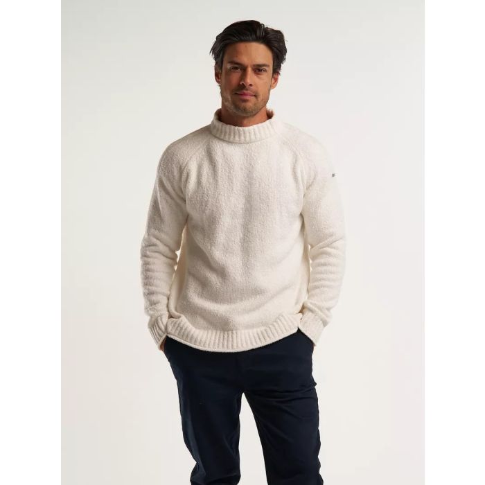 Pelle P Lapi Strickpullover Herren – Sand Dollar White