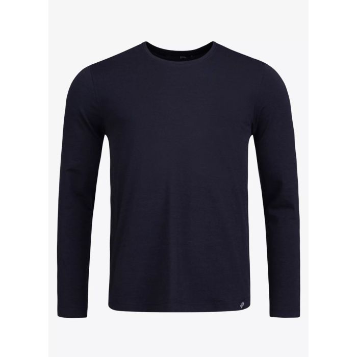 Pelle Petterson Merboo Herren Langarm-T-Shirt – Dark Navy Blue