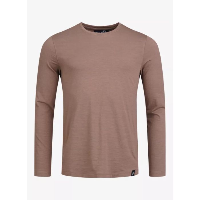 Petterson Merboo Herren Langarm-T-Shirt – Toffee