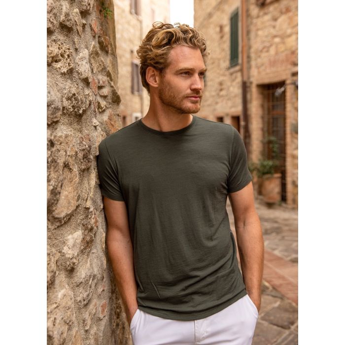 Pelle Petterson Merboo Herren T-Shirt – Khaki Green