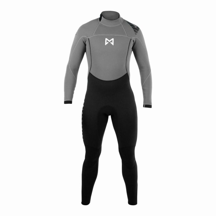 Magic Marine Brand Fullsuit 3/2mm Back Zip – Unisex – Grau