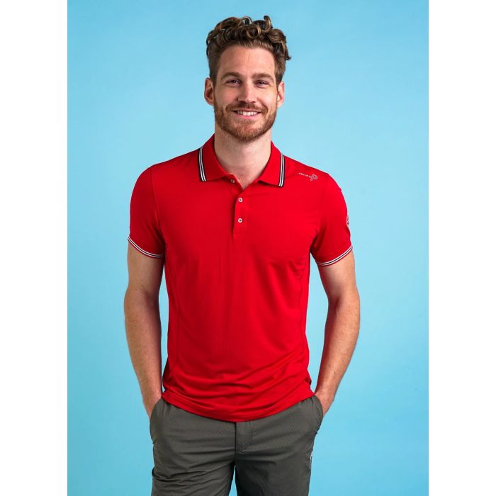 Pelle Petterson Momentum Herren Polo Shirt – Race Red