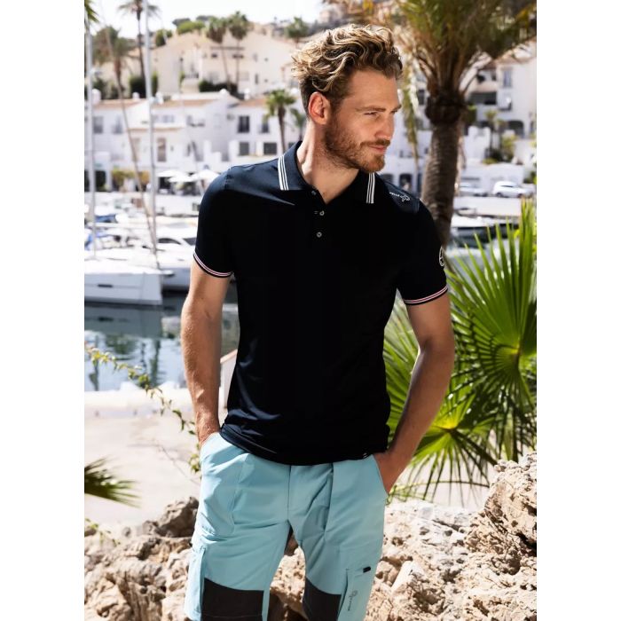 Pelle Petterson Momentum Herren Poloshirt – Dark Navy Blue