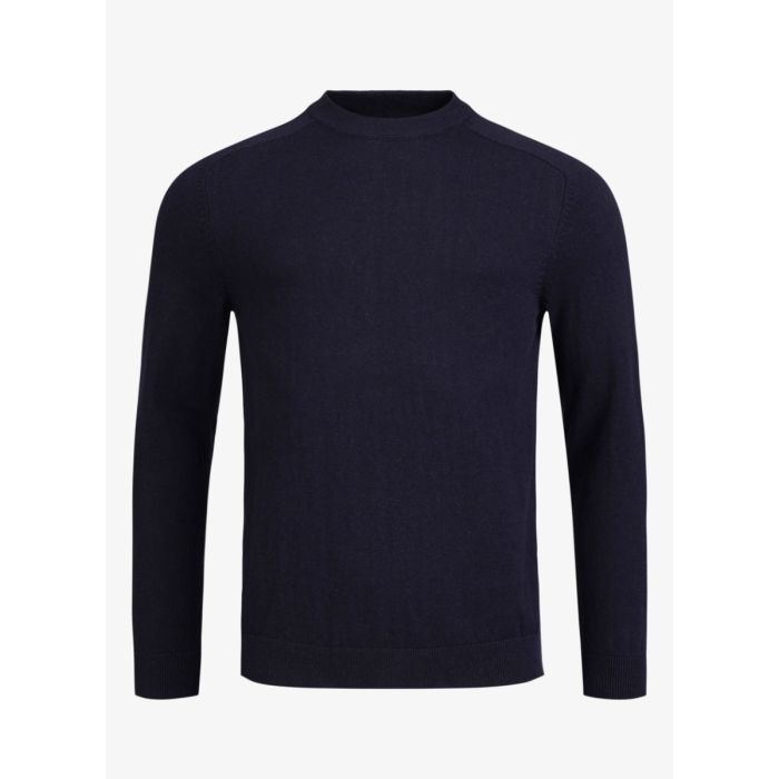Pelle Petterson Mens Tiller Sweater – Dark Navy Blue | Herren Pullover aus Bio-Baumwolle & Kaschmir