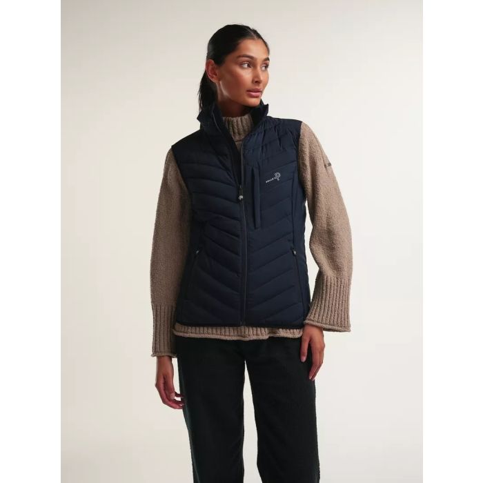 Pelle P Damen Arolla Weste – Dark Navy Blue