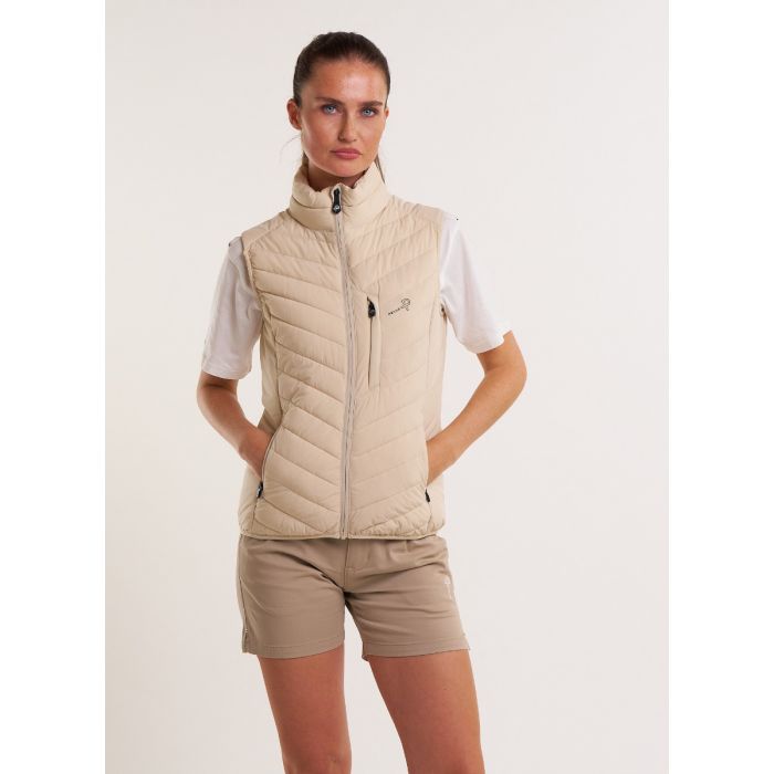 Pelle P Damen Arolla Weste – Light Beige Oak