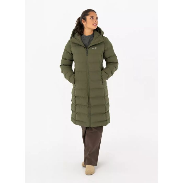 Pelle P Commodus Padded Damen Coat – Khaki Green