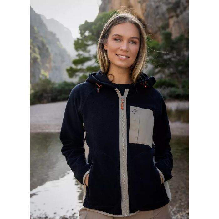 Pelle P Loft Hood Damen Fleece – Dark Navy Blue