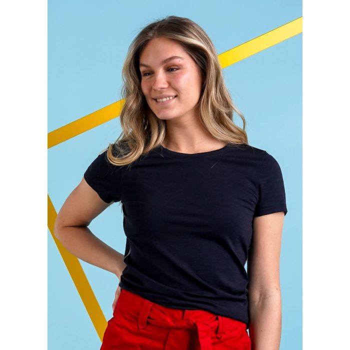 Pelle Petterson Merboo Damen T-Shirt – Dark Navy Blue