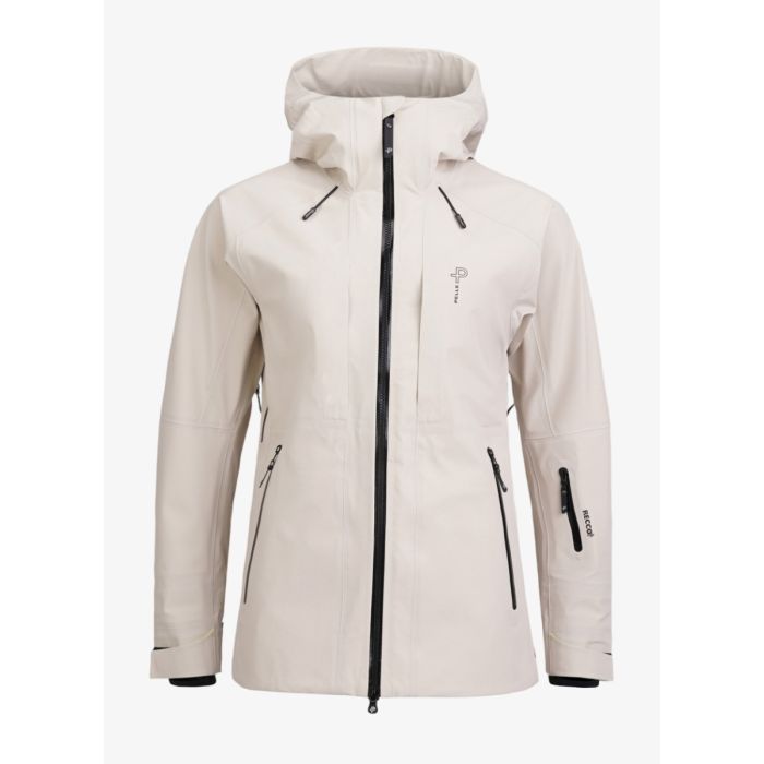 Pelle P Notch Damen Skijacke – Light Beige Oak