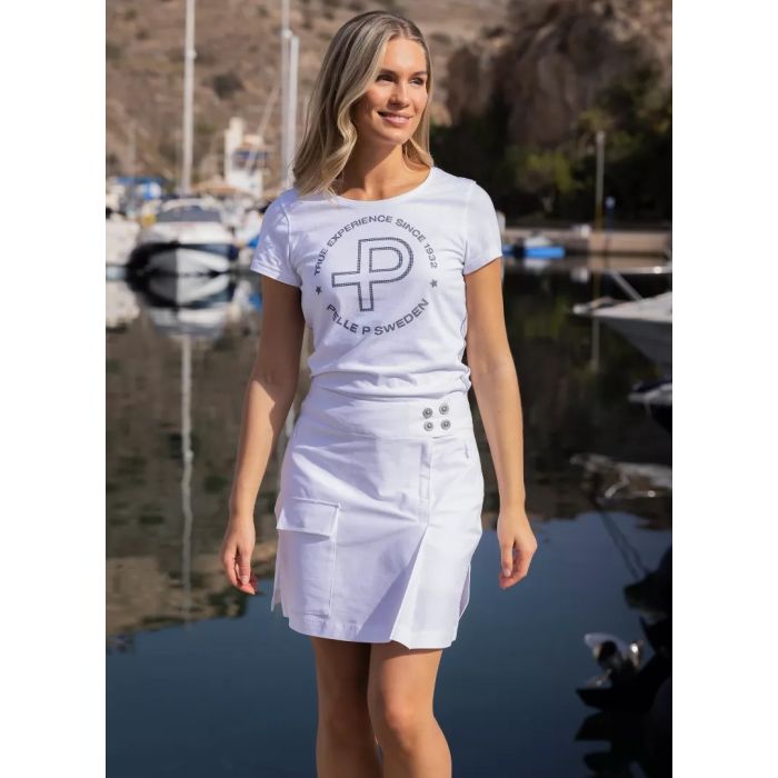 Pelle Petterson Sport Mid Skort Damen Rock - White