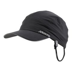 Musto Performance Waterproof Cap – Black – Wasserdichte Segelkappe mit windfestem Design