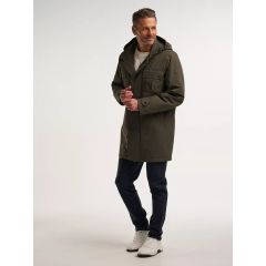 Pelle P Gelu Insulated Herren Mantel – Ridge Green