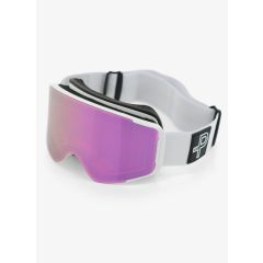 Pelle P Ski Goggles – White / Pink Mirror