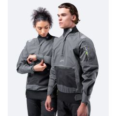Zhik CST500™ Unisex Coastal Segel-Smock – Anthrazit – 3-Lagen Aroshell® für höchste Performance