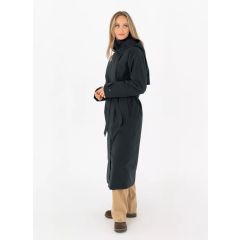 Pelle P Gelu Insulated Damen Coat – Dark Navy Blue