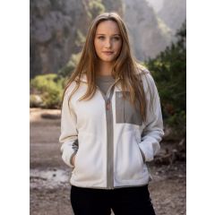 Pelle P Loft Hood Damen Fleece – Bleached Sand