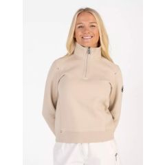 Pelle Petterson P-Half Zip Sweater Damen – Light Beige Oak